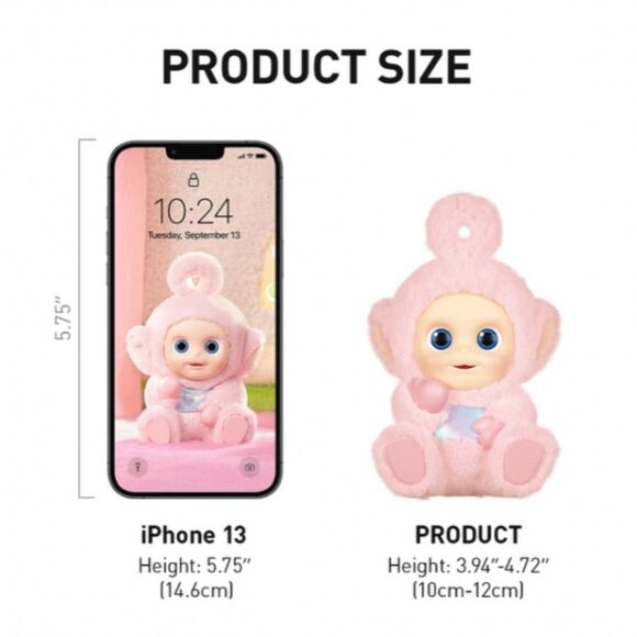 Teletubbies Vibrancy Series Figure - Midnight Tinky Winky - Picture 6 of 16